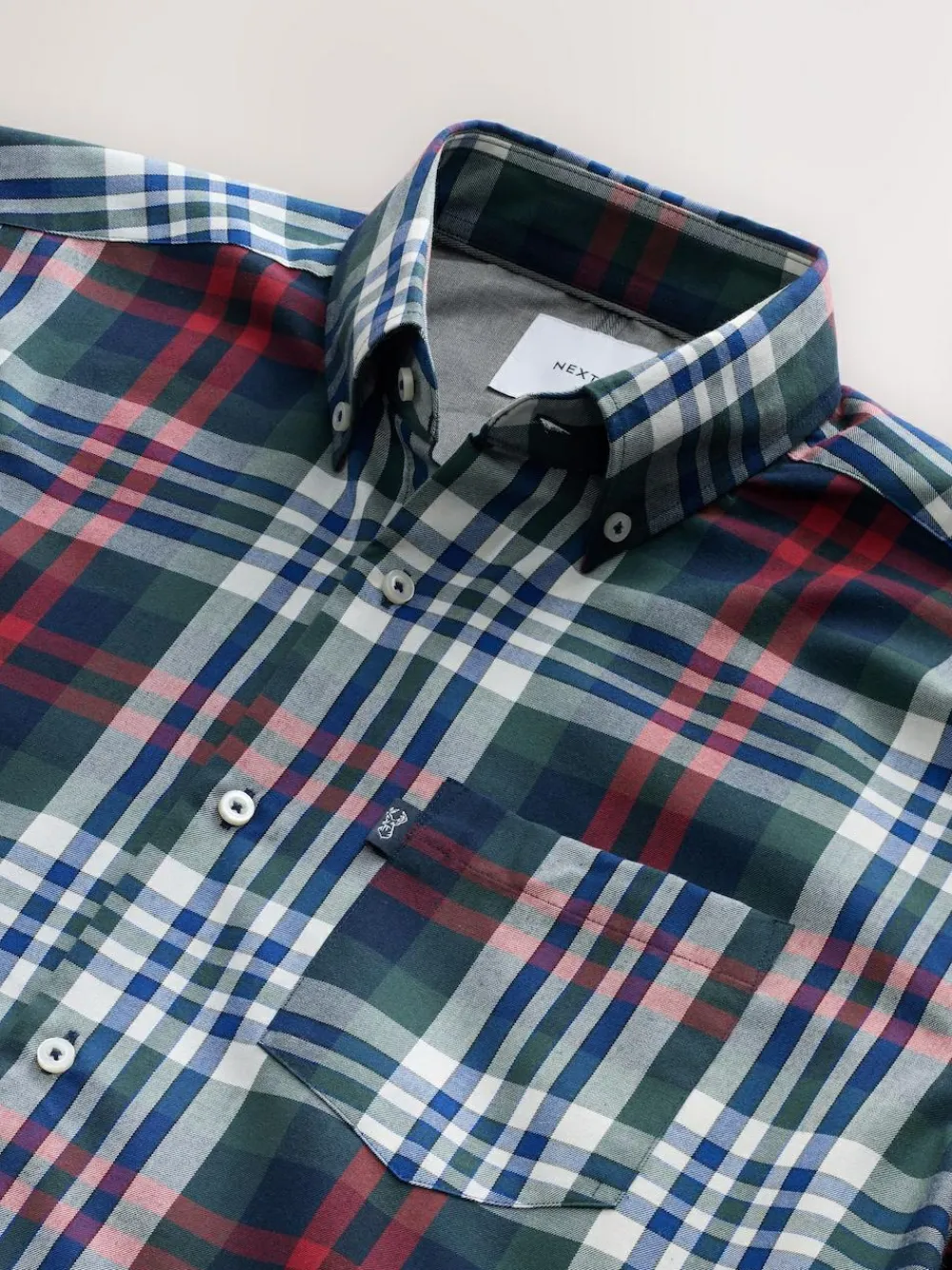 Next Regular Fit Easy Iron Button Down Oxford Shirt^ Shirts