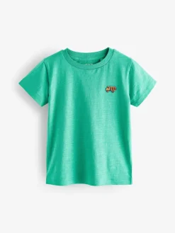 Hot Next Red/Green Short Sleeve T-Shirts 5 Pack (3mths-7yrs)