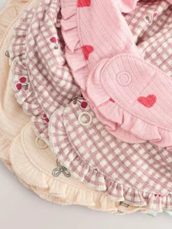 Online Next Baby Bibs 3 Pack Red/Pink