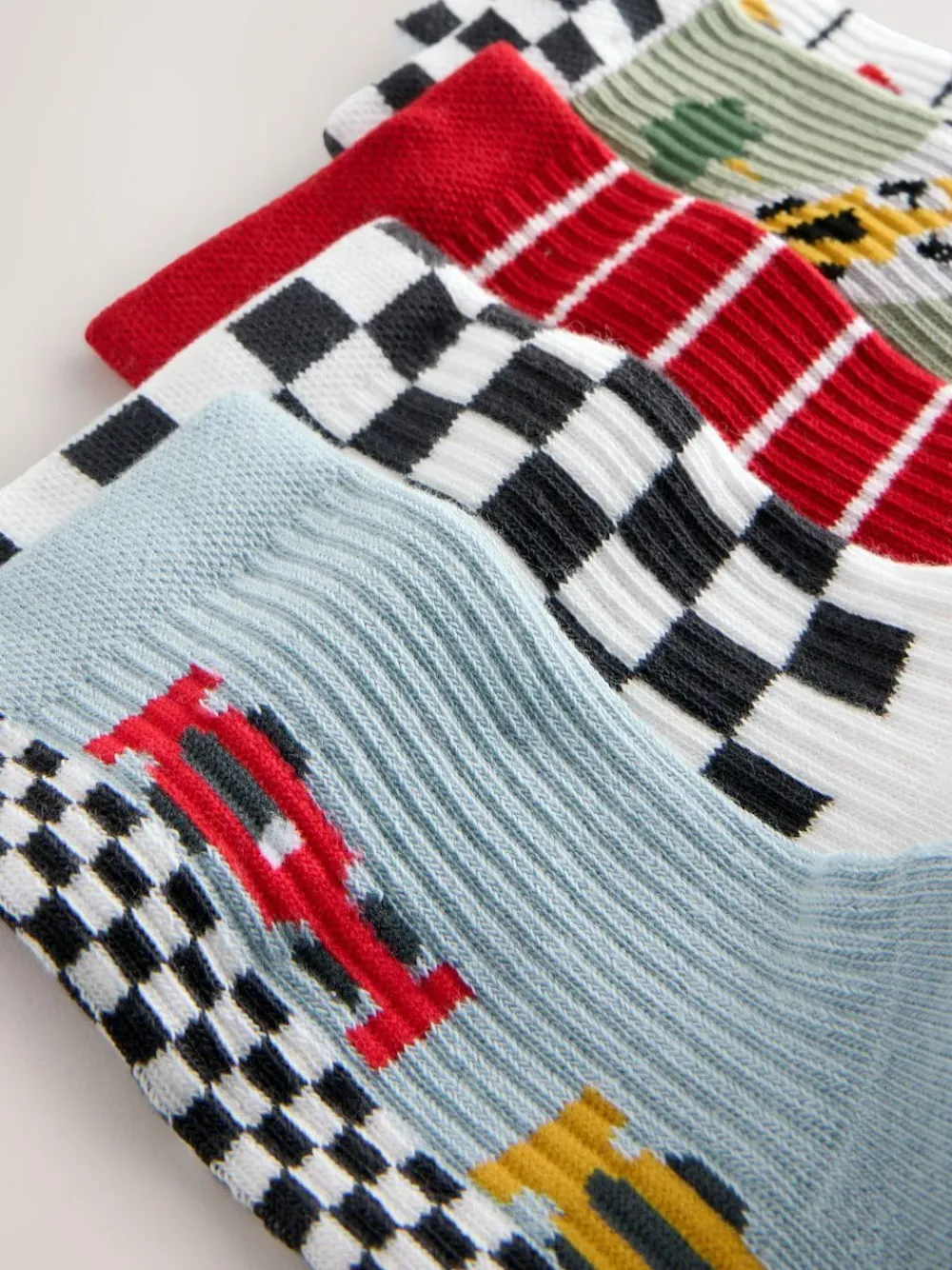 Next Cushioned Footbed Cotton Rich Ribbed Socks 5 Pack^BOY Socks & Tights|Socks & Tights