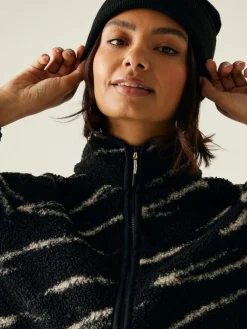 Best Regatta Frankie Borg Full Zip Fleece Black