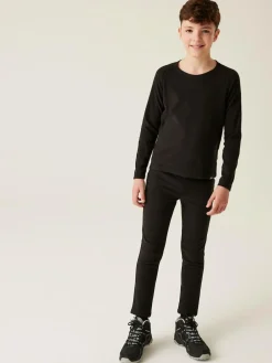 Regatta Black Junior Thermal Base Layer Joggers^BOY Underwear|Thermals