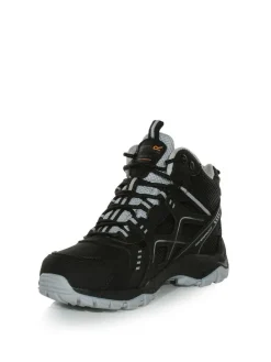 Hot Regatta Kids Vendeavour Walking Boots Black