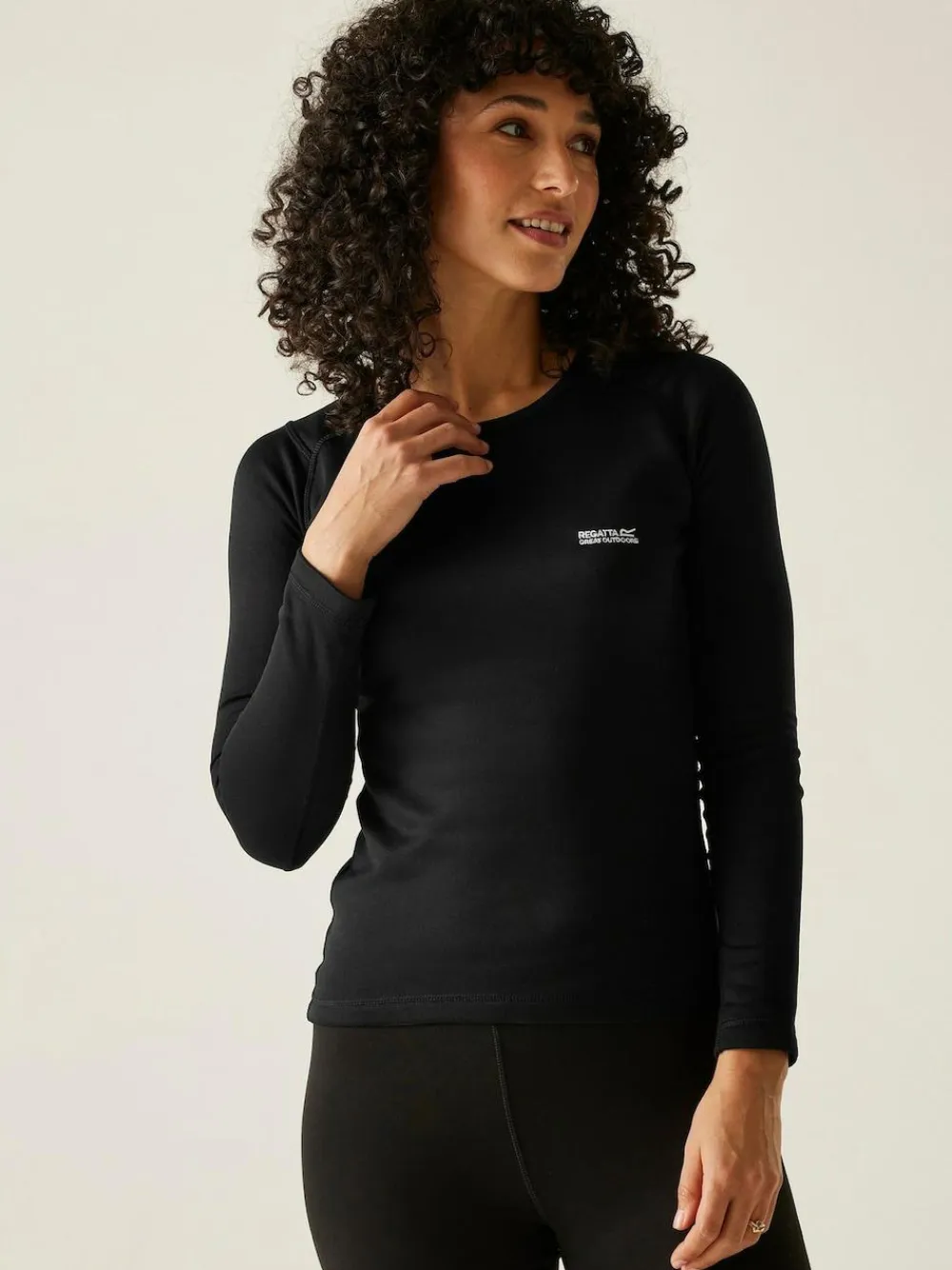 New Regatta Black Thermal Baselayer Set