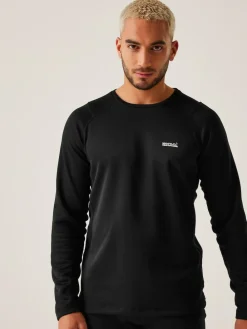 Regatta Black Thermal Base Layer Set^ Underwear|Underwear
