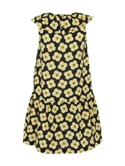 Outlet Regatta Girls 100% Cotton Orla Kiely Playsuit Black yellow