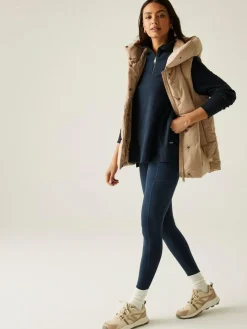 Discount Regatta Demmi Half Zip soft touch Fleece Blue