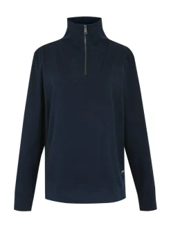 Discount Regatta Demmi Half Zip soft touch Fleece Blue