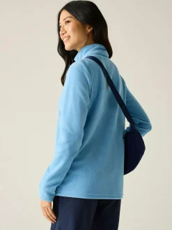Regatta Blue Sweetheart Zip Neck Fleece^Women Hoodies & Sweatshirts