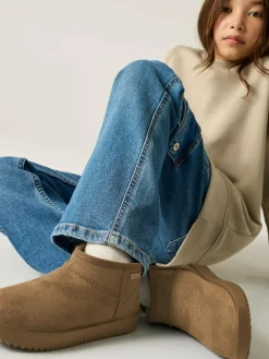 Regatta Risley Short Junior Cosy Lined Waterproof Boots Brown