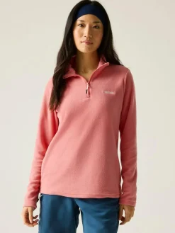 Regatta Light Pink Sweetheart Zip Neck Fleece