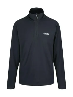 Best Regatta Mens Thompson Lightweight Half Zip Fleece Navy Blue