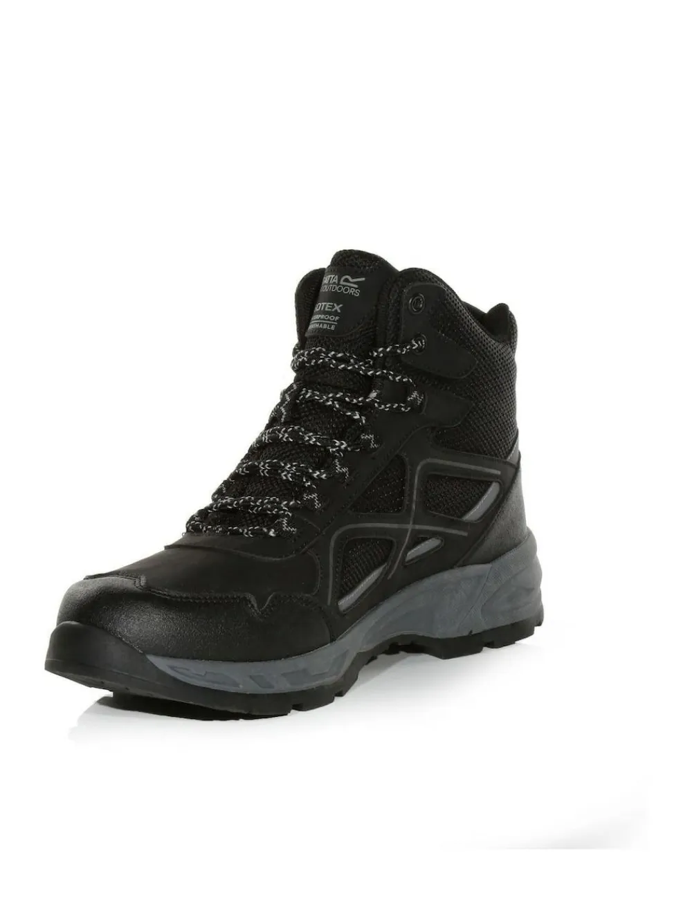 Sale Regatta Mens Vendeavour Waterproof Hiking Boots Off Black