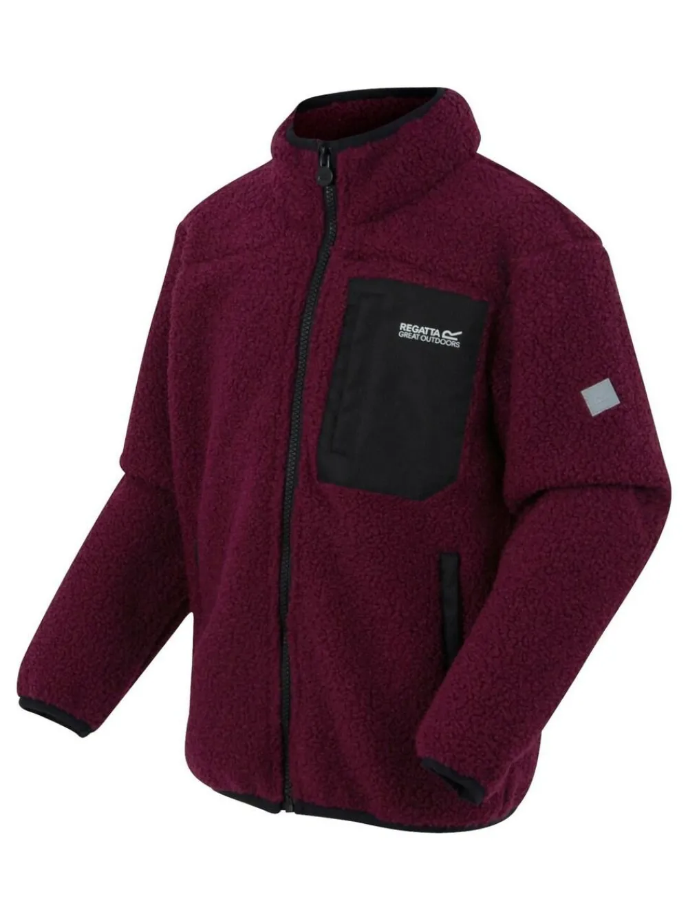 Hot Regatta Junior Frankie Warm Full Zip Fleece Plum