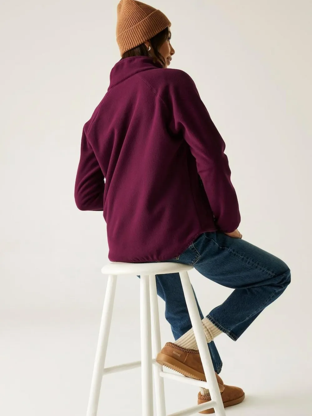 Outlet Regatta Red Frankie Full Zip Fleece