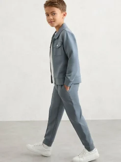 Hot Reiss Premier 9-13 yrs Premium Interlock Drawstring Joggers Airforce Blue