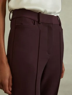 Best Reiss Gabi Flared Suit Trousers Berry