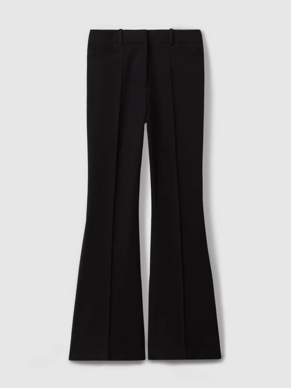 Best Reiss Gabi Petite Flared Suit Trousers Black
