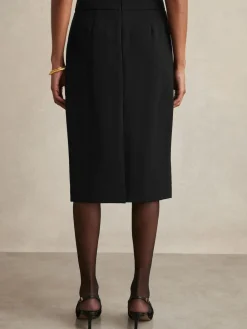Reiss Gabi Tailored Midi Suit Skirt^Women Skirts
