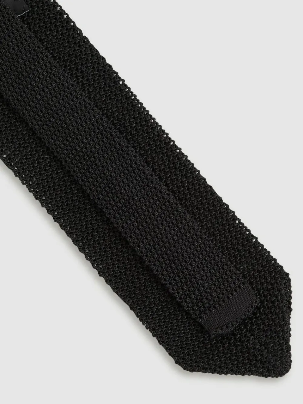 Reiss Black Punto Spot Silk Knitted Pin-Dot Tie^ Ties & Pocket Squares