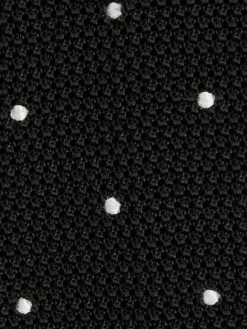 Reiss Black Punto Spot Silk Knitted Pin-Dot Tie^ Ties & Pocket Squares