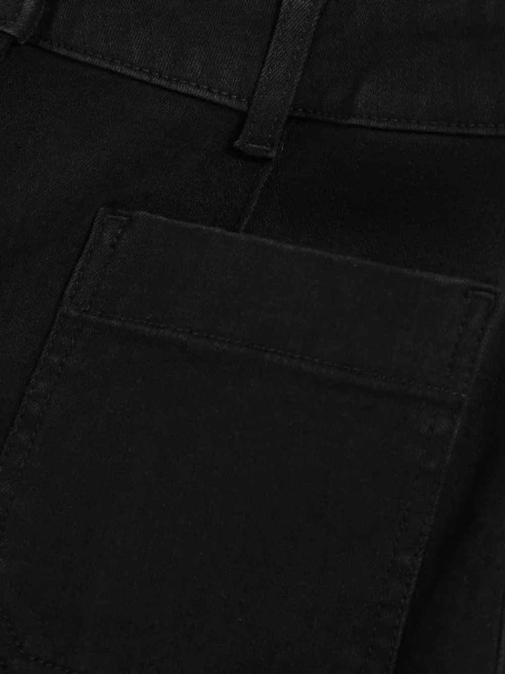 Reiss Black Sakura Patch-Pocket Flared Jeans^Women Jeans|Jeans