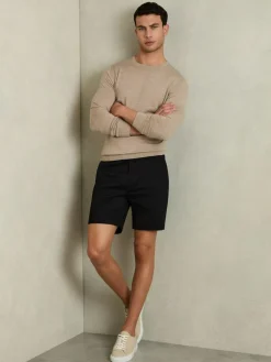 Reiss Wicket Cotton Chino Shorts with Stretch^ Shorts