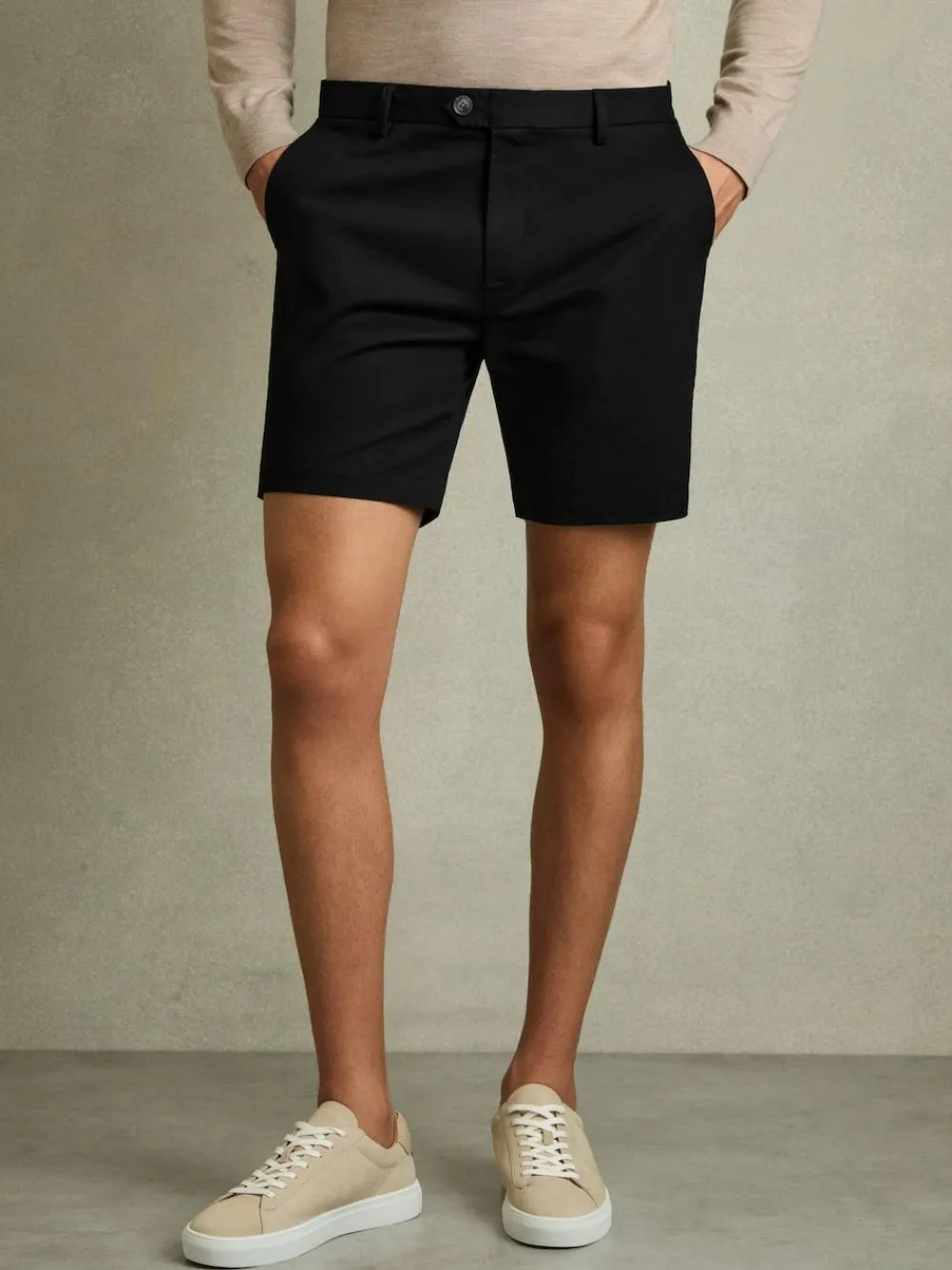 Reiss Wicket Cotton Chino Shorts with Stretch^ Shorts