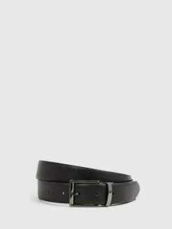 Hot Reiss Ricky Reversible Leather Belt Black/Brown