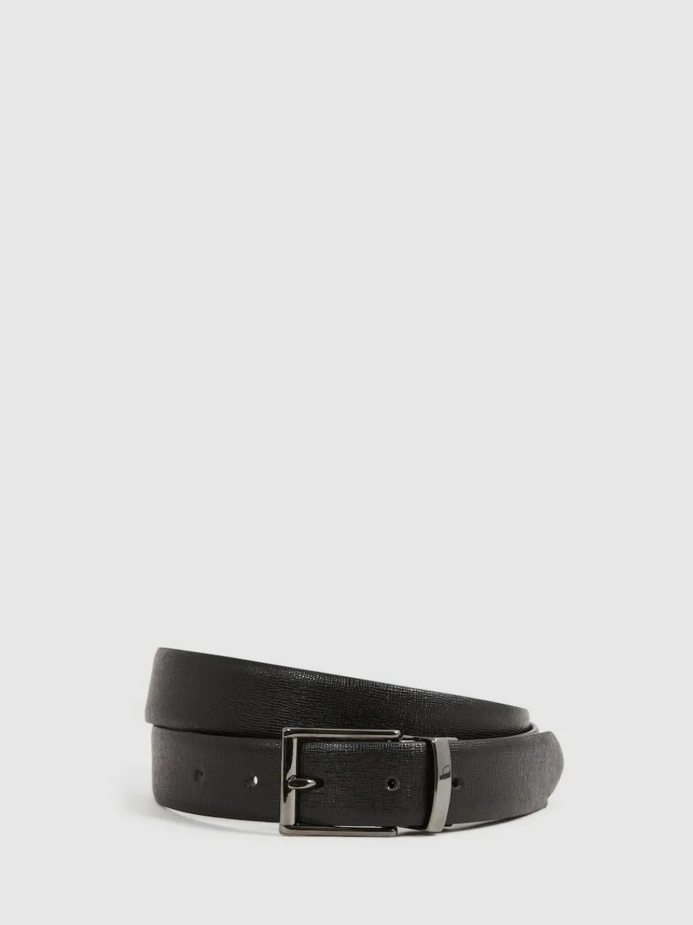 Hot Reiss Ricky Reversible Leather Belt Black/Brown