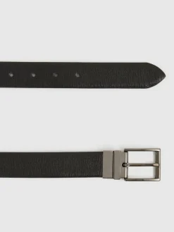 Hot Reiss Ricky Reversible Leather Belt Black/Brown