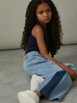 Reiss Blue Briar 4-9 yrs Patchwork Denim Jeans Two-Tone^ Jeans