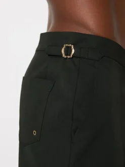 Reiss Sun Side-Adjuster Swim Shorts Bottle Green