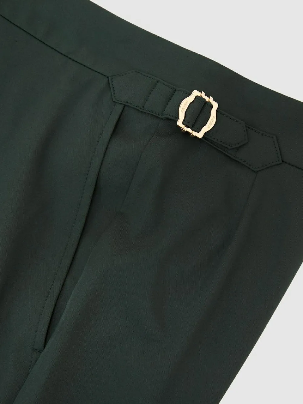 Reiss Sun Side-Adjuster Swim Shorts Bottle Green