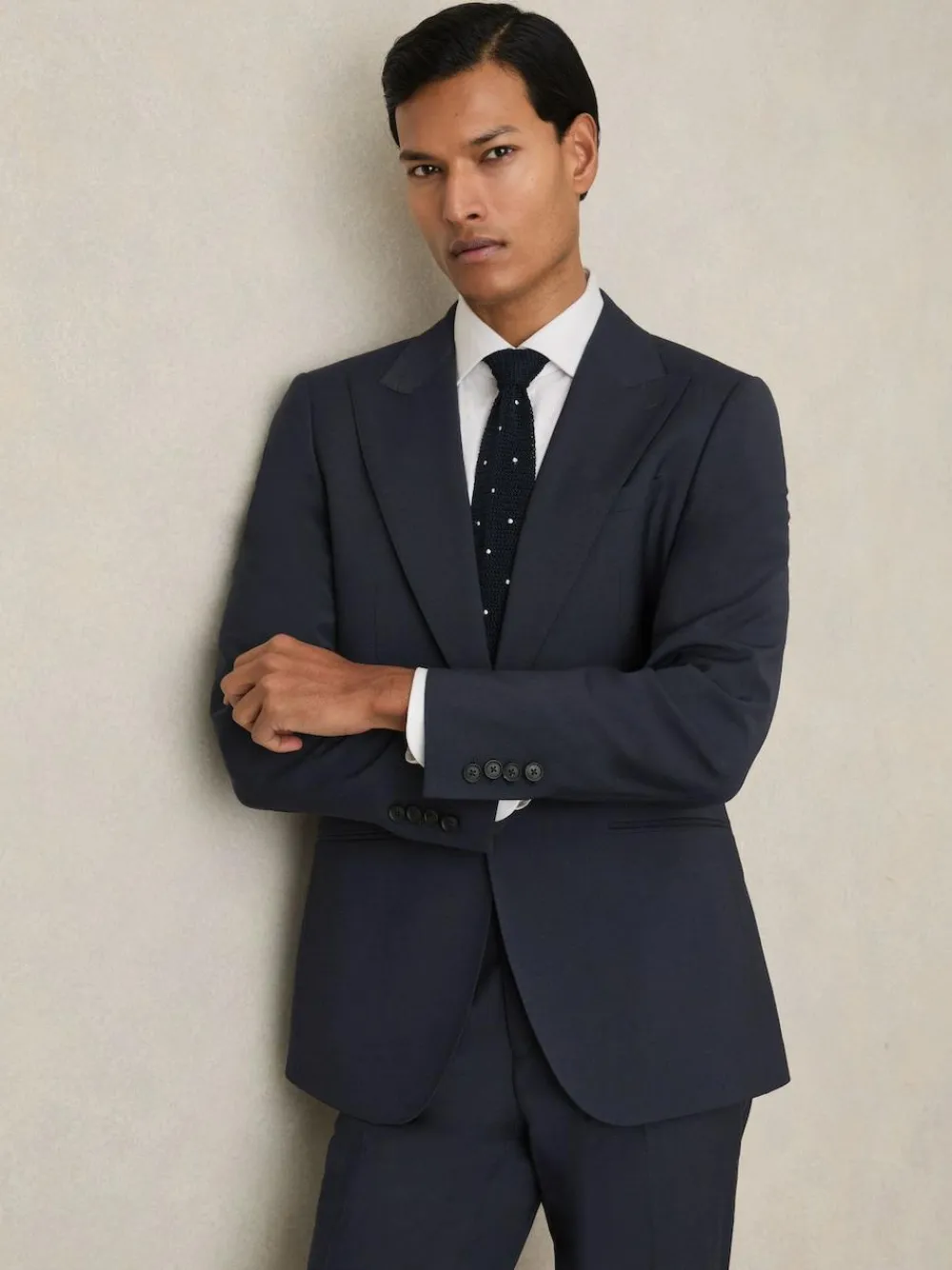 Discount Reiss Bright Blue Dream Sb Regular-Fit Single-Breasted Wool-Blend Suit Blazer