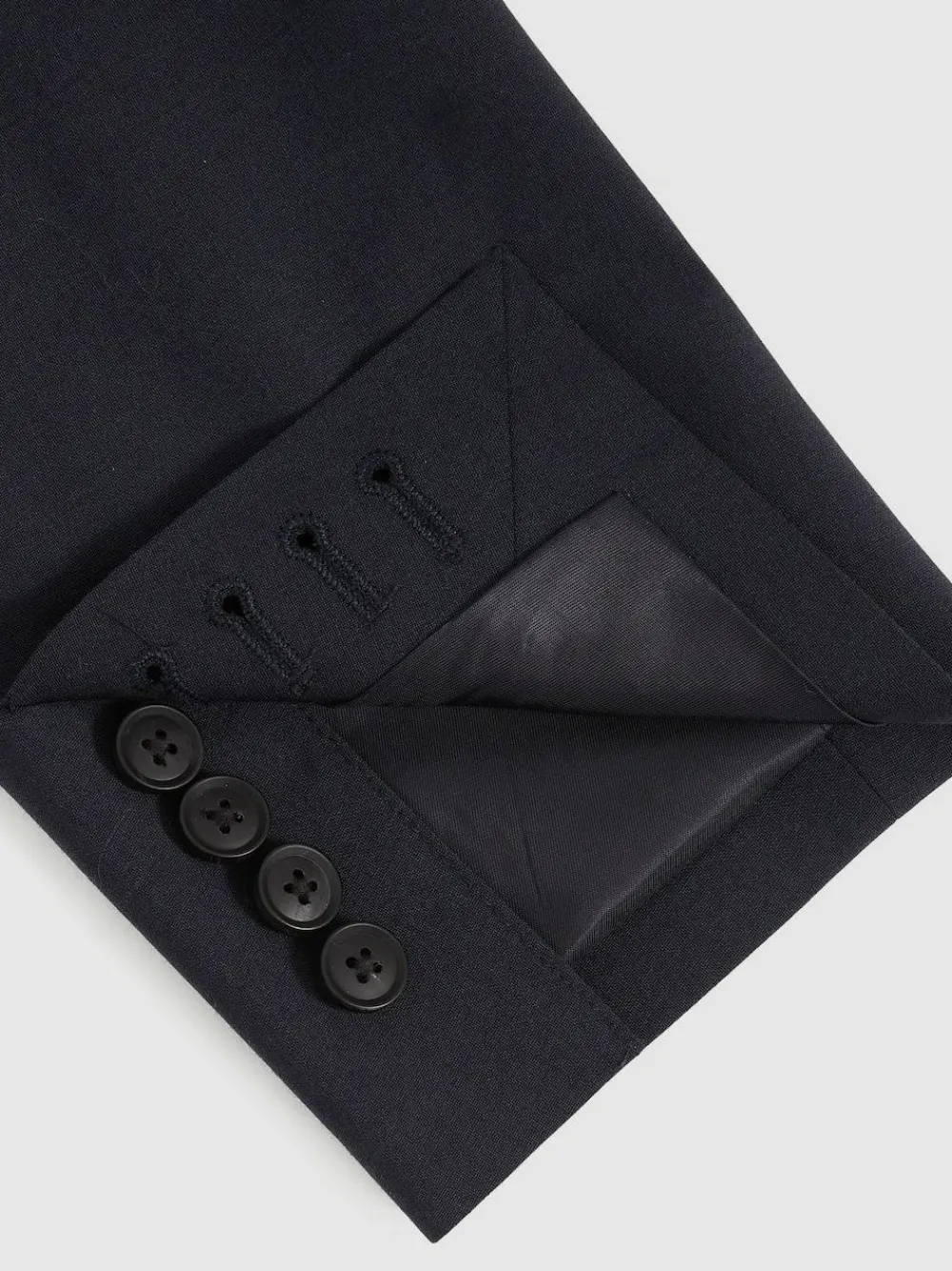 Discount Reiss Bright Blue Dream Sb Regular-Fit Single-Breasted Wool-Blend Suit Blazer