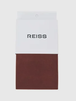 Hot Reiss Daniella Colour Tights Burgundy