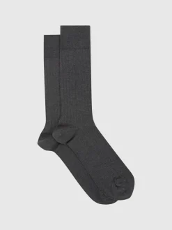 Reiss Fela Ribbed Socks^ Socks|Socks