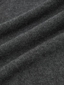 Online Reiss Charcoal Grey Brooklyn Wool-Cashmere Roll-Neck Jumper