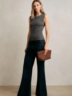 Reiss Nina Wool-Blend Necklace-Trim Knitted Vest^Women Nightwear|Tops & T-Shirts