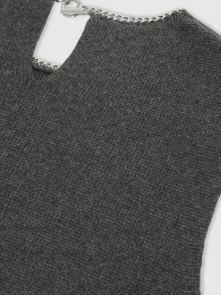 Reiss Nina Wool-Blend Necklace-Trim Knitted Vest^Women Nightwear|Tops & T-Shirts