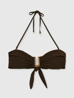 Reiss Carina Removable-Strap Bandeau Bikini Top^Women Swimwear