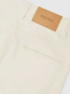 Online Reiss Sky 3-9 yrs Wide-Leg Jeans Ecru