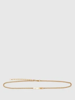 Reiss Gold Georgia Chain-Link Belt^Women Belts