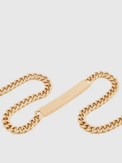 Reiss Gold Georgia Chain-Link Belt^Women Belts