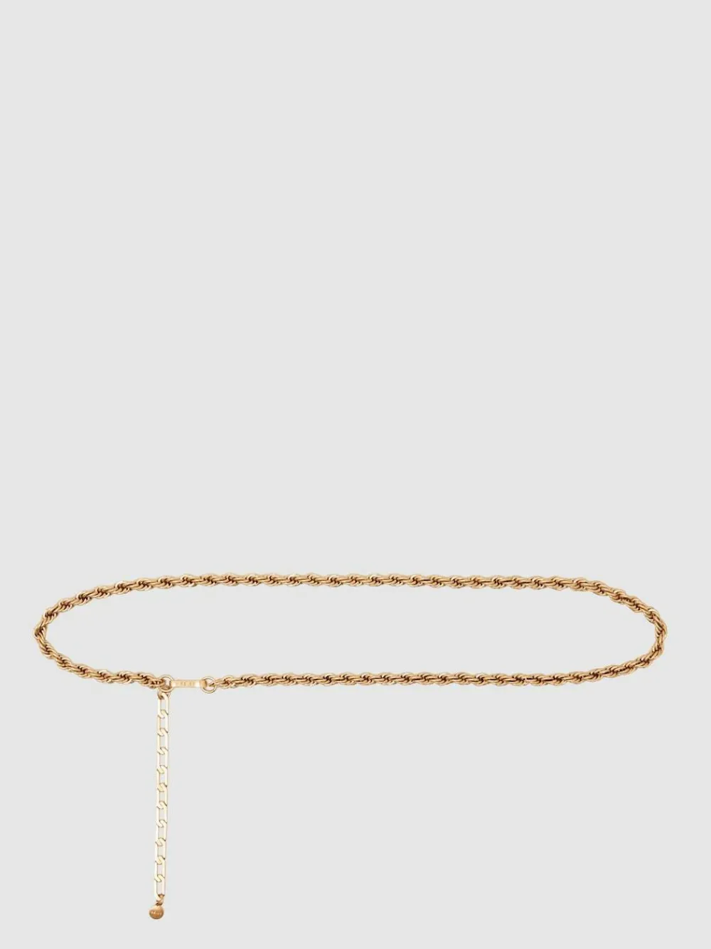 New Reiss Gold Isabella Twist Chain Belt