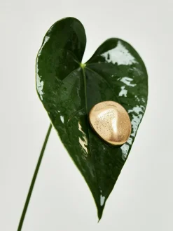 Best Reiss Gold Pernilla Tone Textured Pebble Earrings