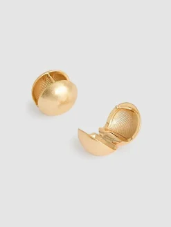 Reiss Pollie Polished Ball Huggie Earrings^Women Jewellery