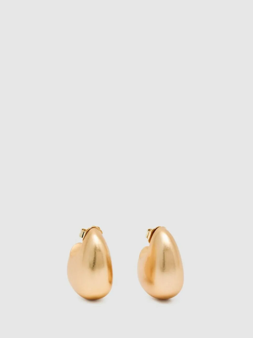 Reiss Gold Tone Calla Curve Scoop Earrings^Women Jewellery