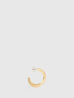 Reiss Gold Tone Flavia Fluid Hoop Earrings^Women Jewellery